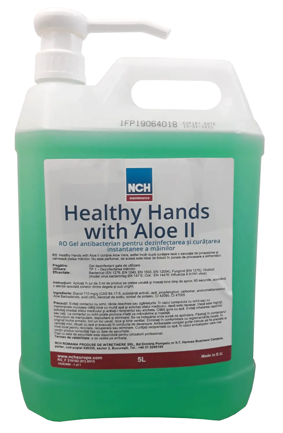HC Skin Disinfectant with Aloe II
